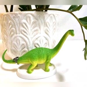 Sterling Silver Black Spinel & White CZ Bypass Ring Size 7